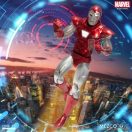 Mezco Toyz Marvel Comics Iron Man Silver Centurion ONE:12